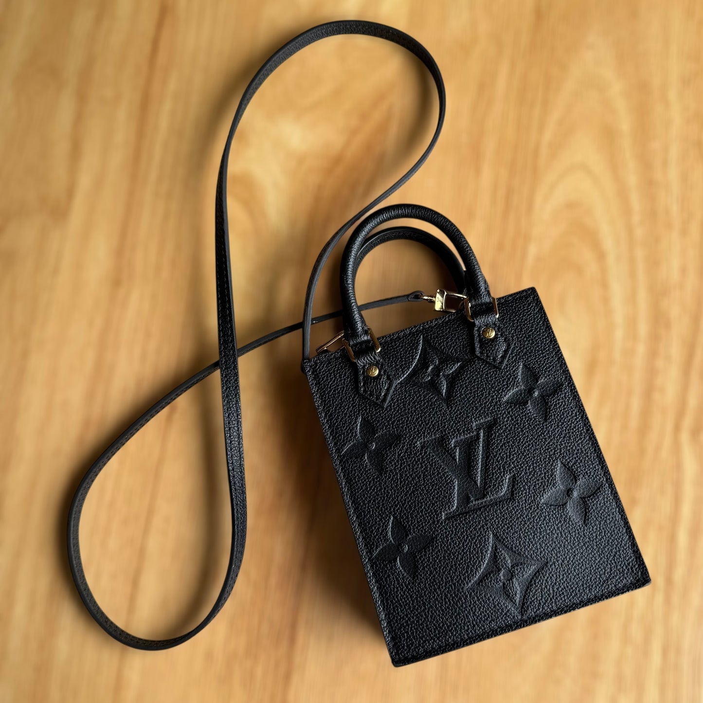 Empreinte Petit Sac Plat (Noir)