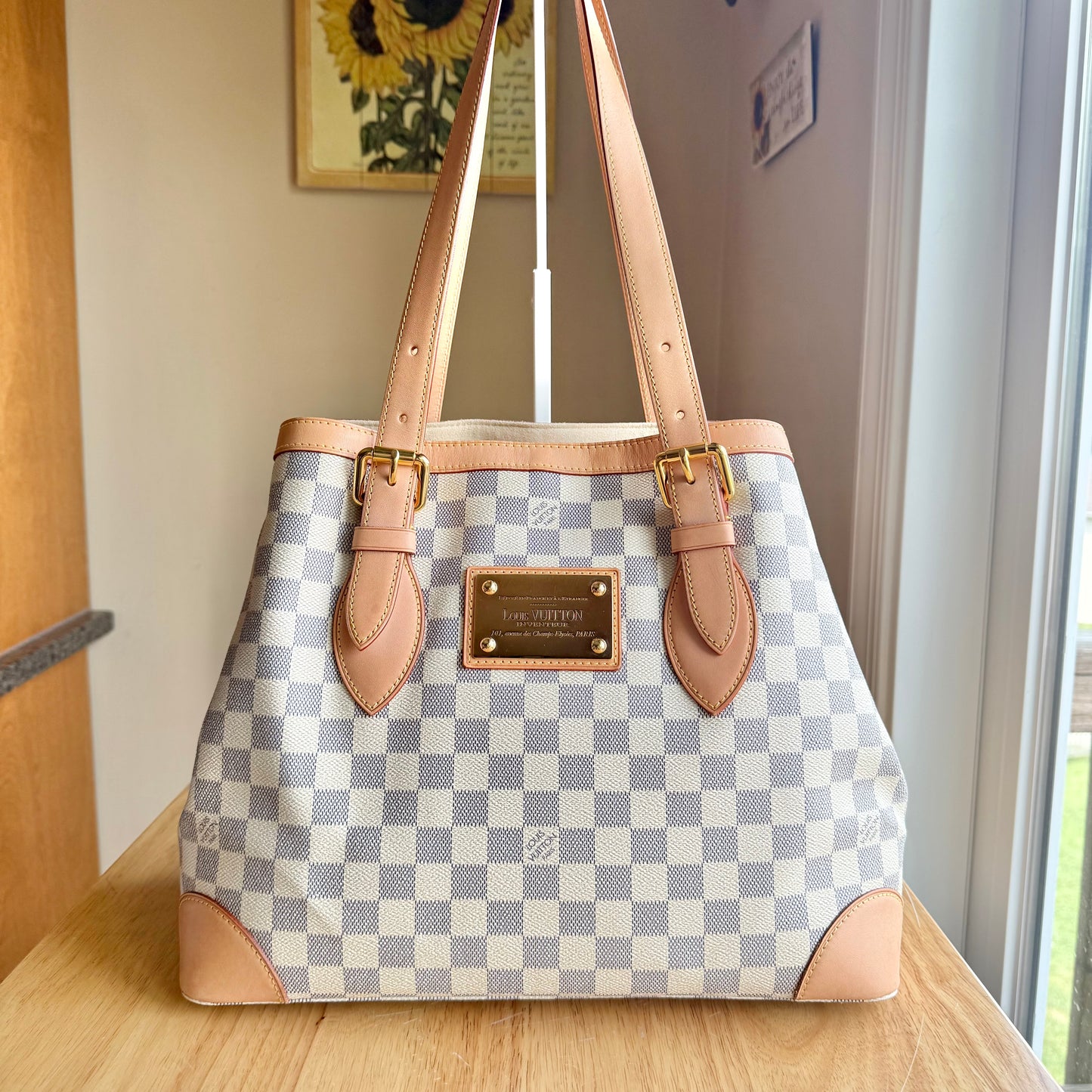 Damier Azur Hampstead MM