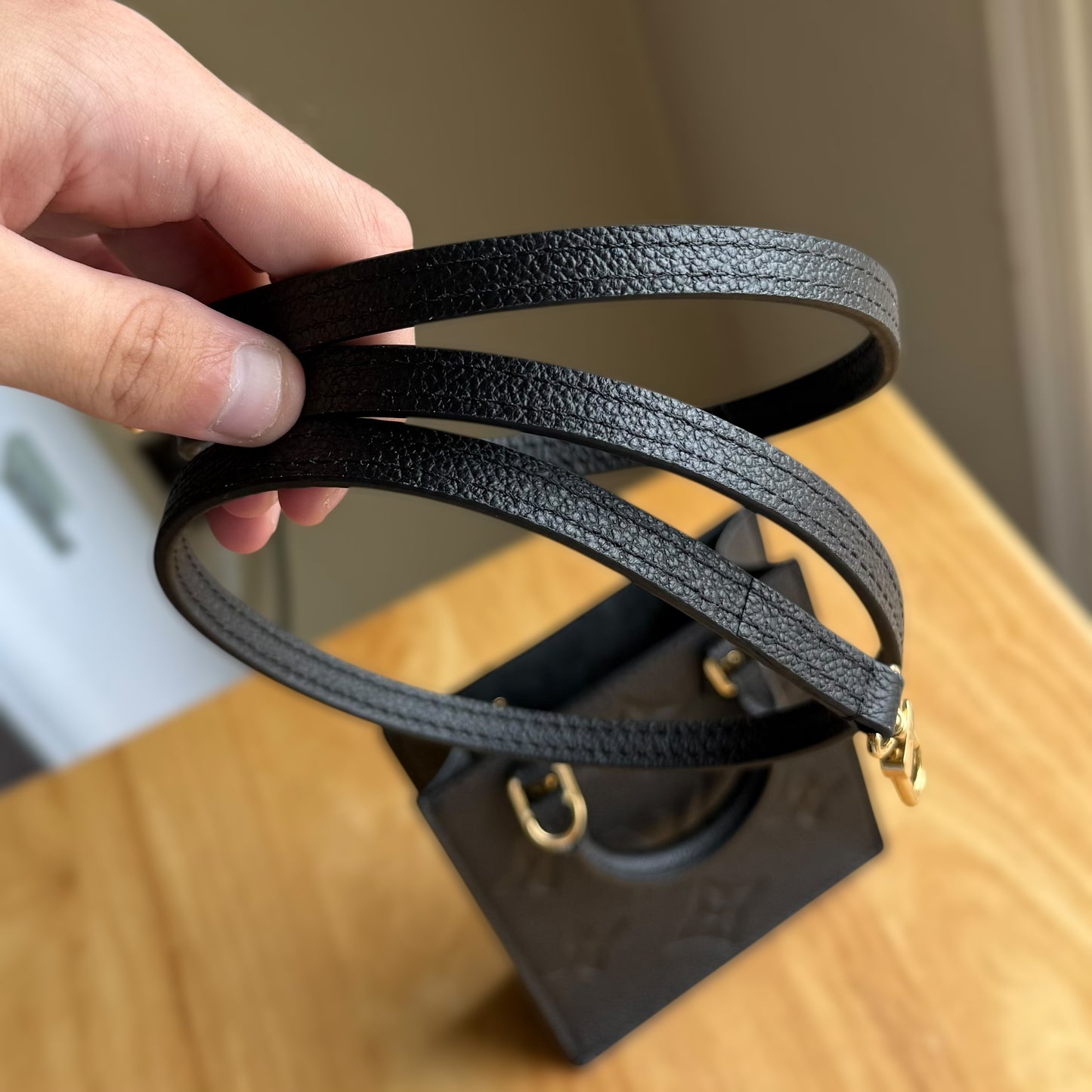 Empreinte Petit Sac Plat (Noir)