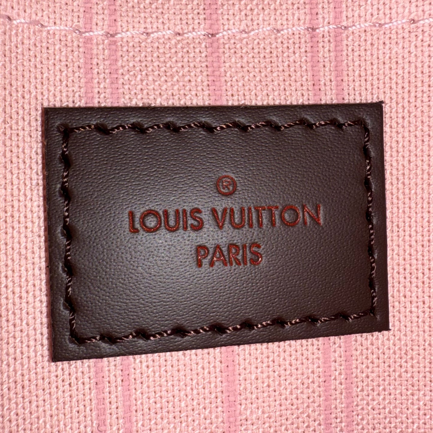Damier Ebene Neverfull MM Set (Rose Ballerine)