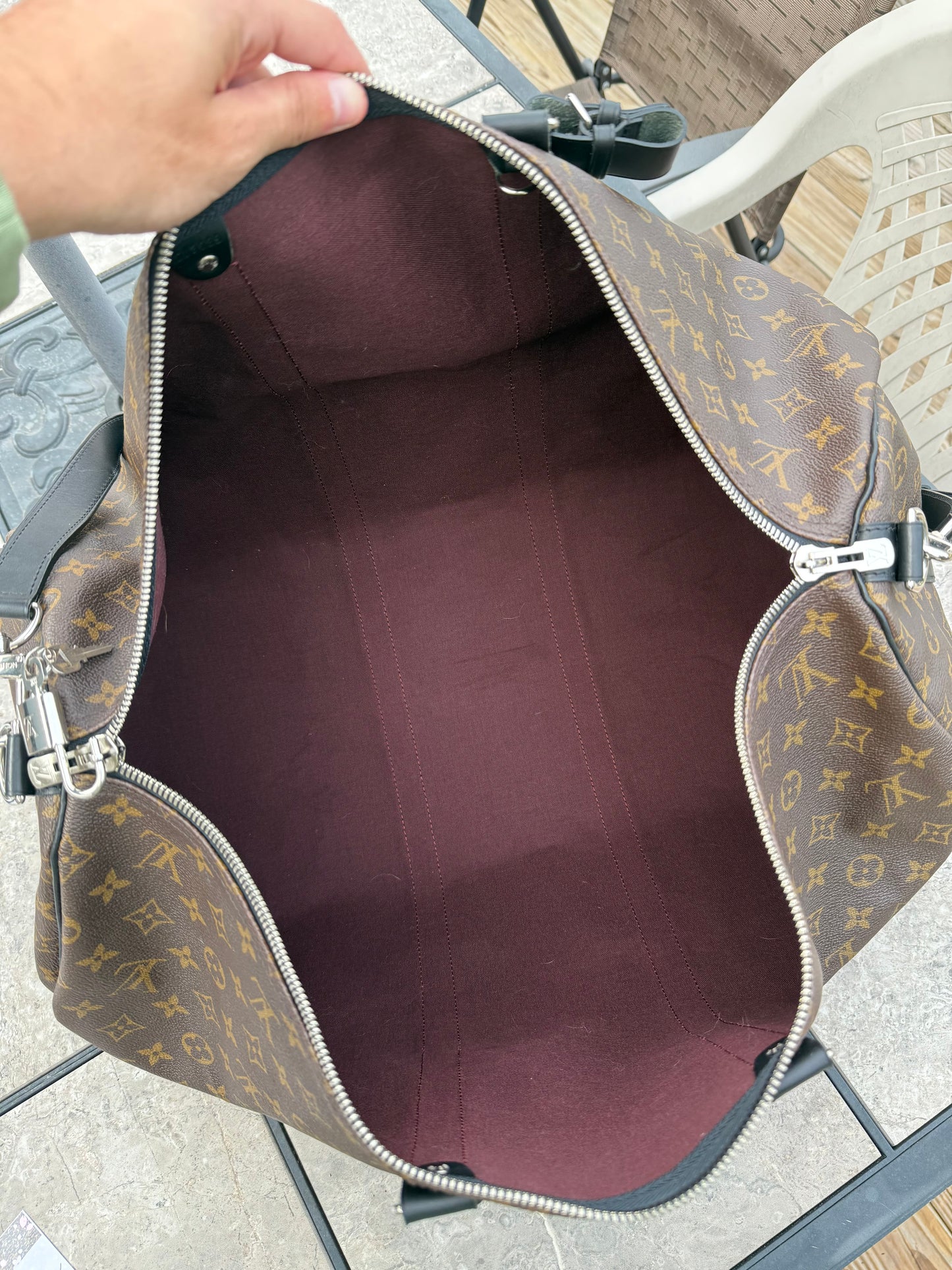 Macassar Keepall 55 Bandouliere