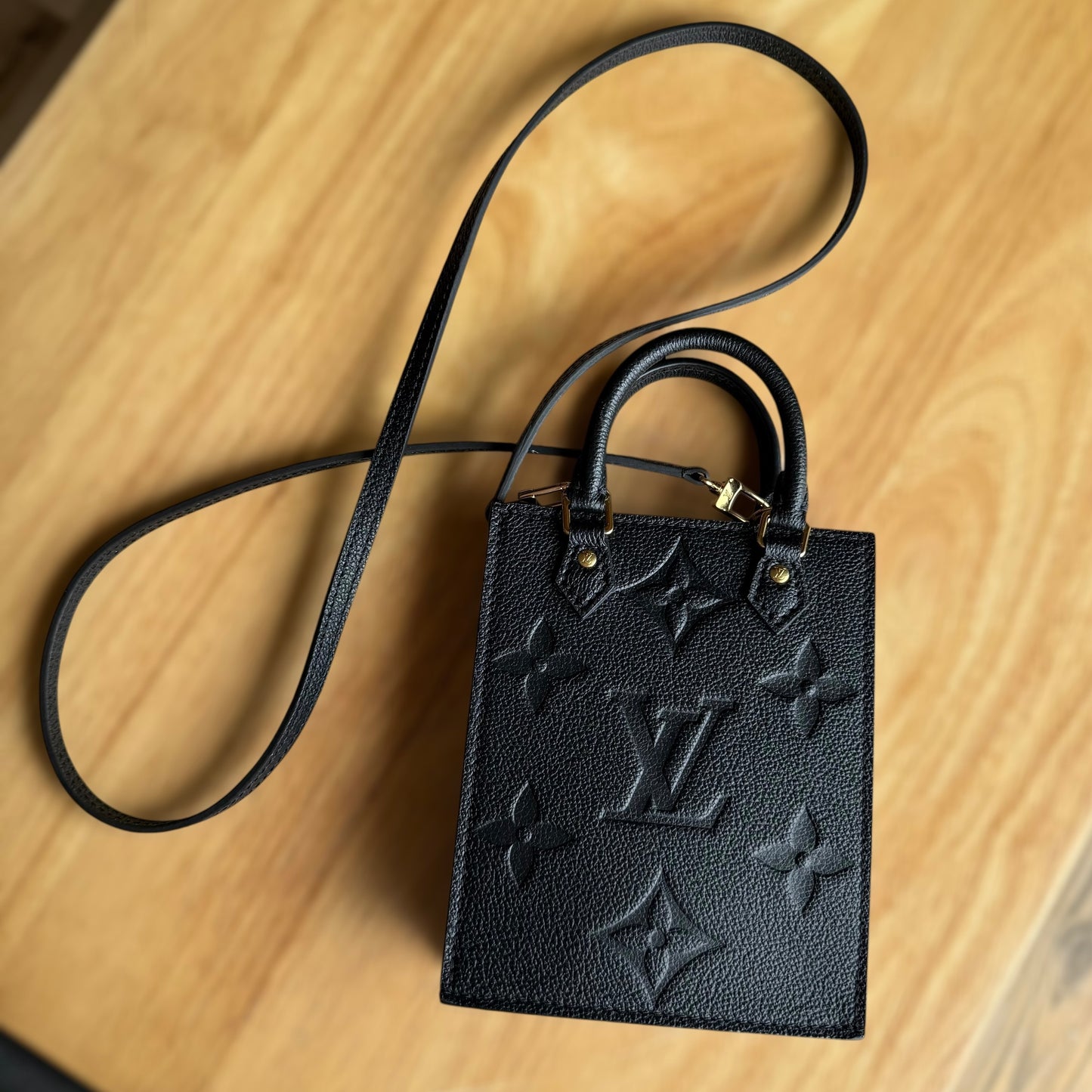 Empreinte Petit Sac Plat (Noir)