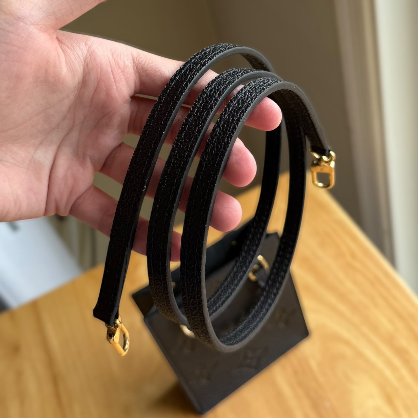 Empreinte Petit Sac Plat (Noir)
