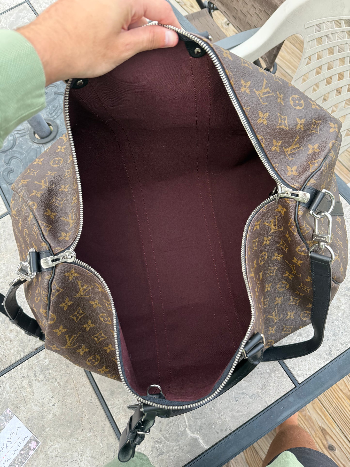 Macassar Keepall 55 Bandouliere