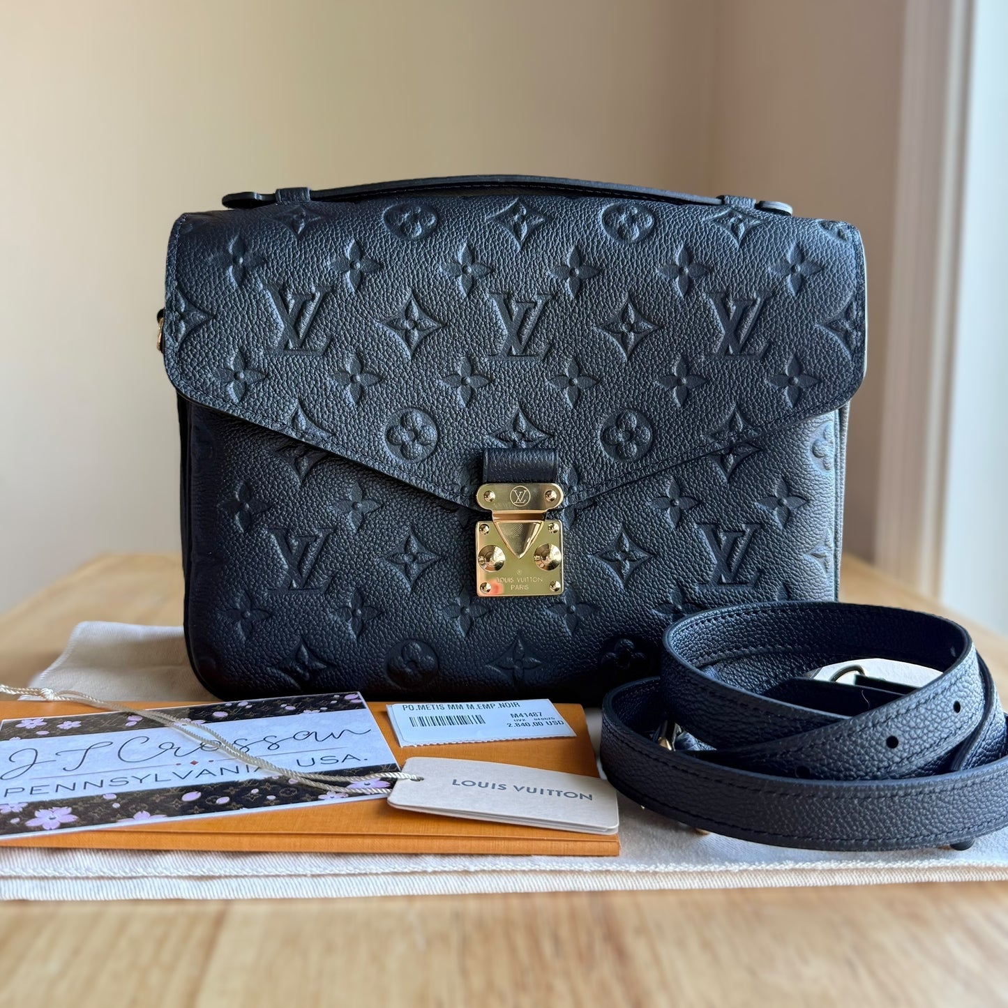 Black Empreinte Pochette Mรฉtis (LIKE NEW)