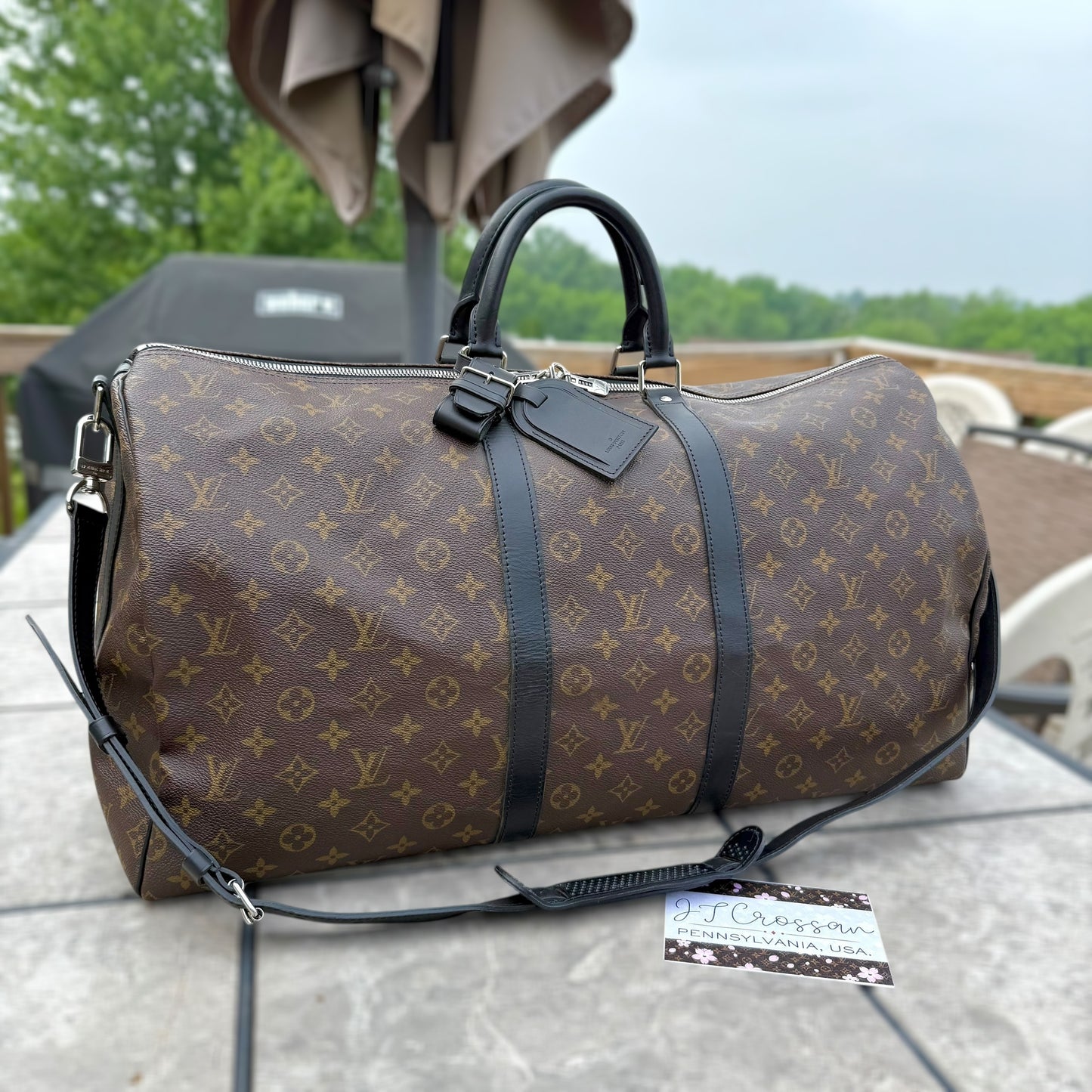 Macassar Keepall 55 Bandouliere