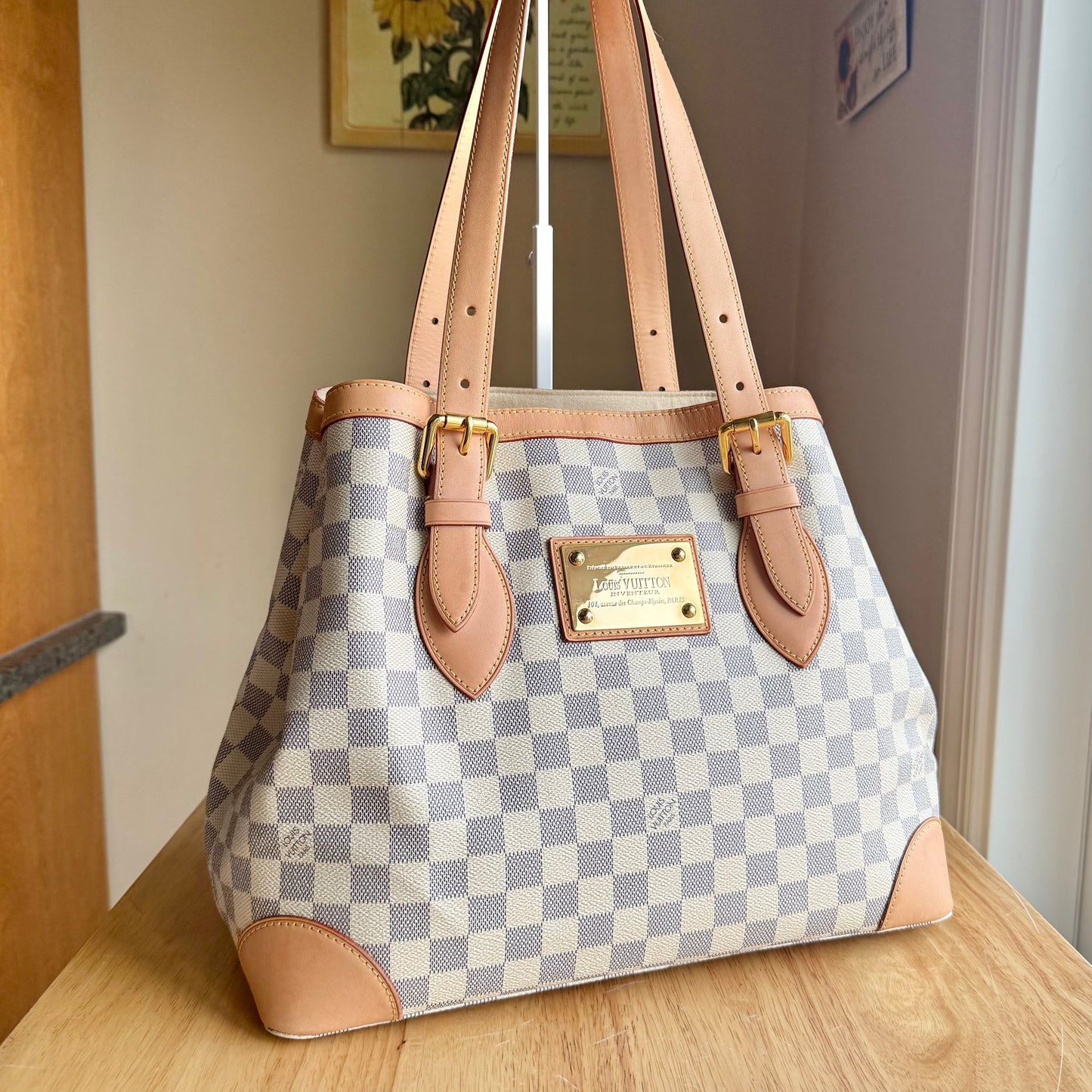 Damier Azur Hampstead MM