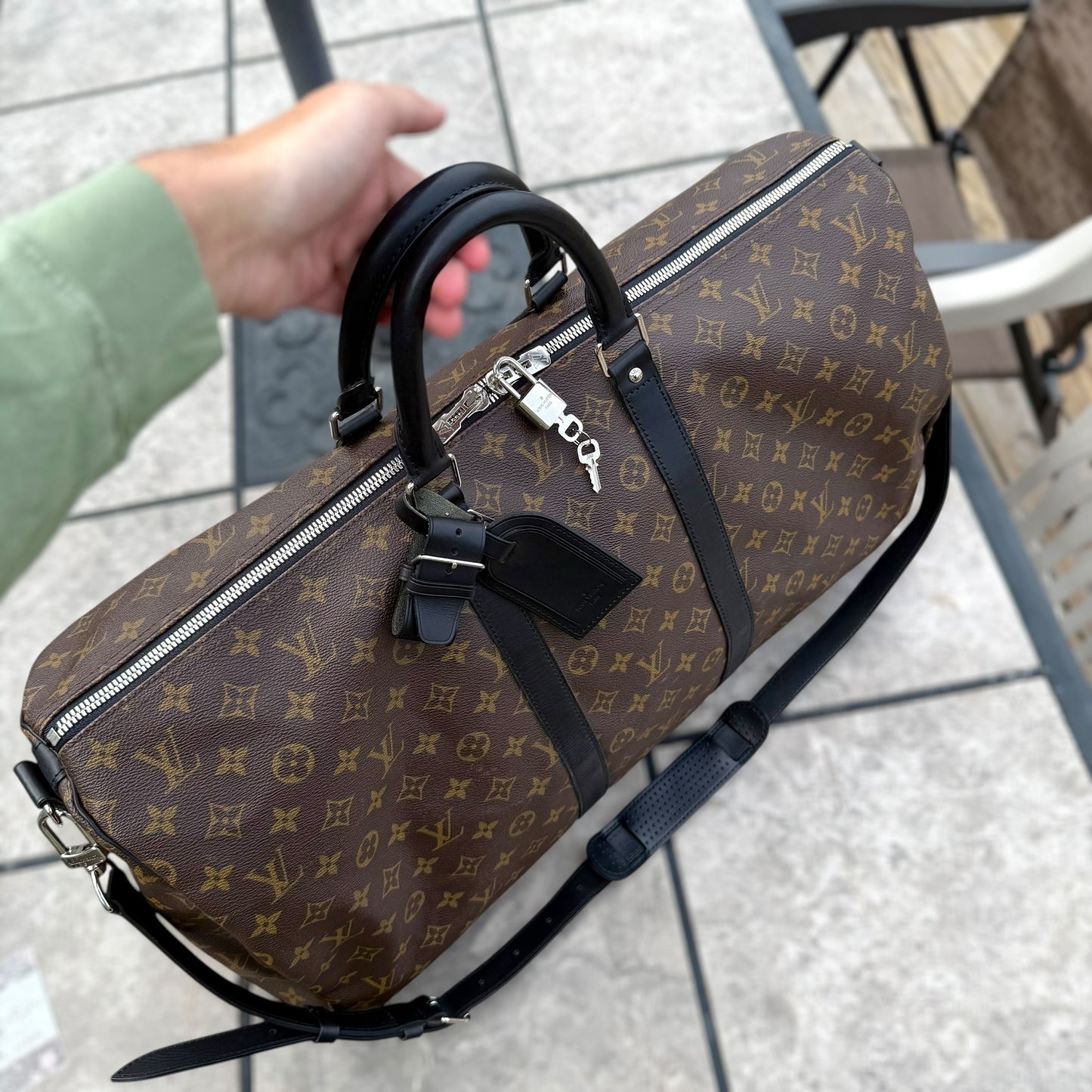 Macassar Keepall 55 Bandouliere