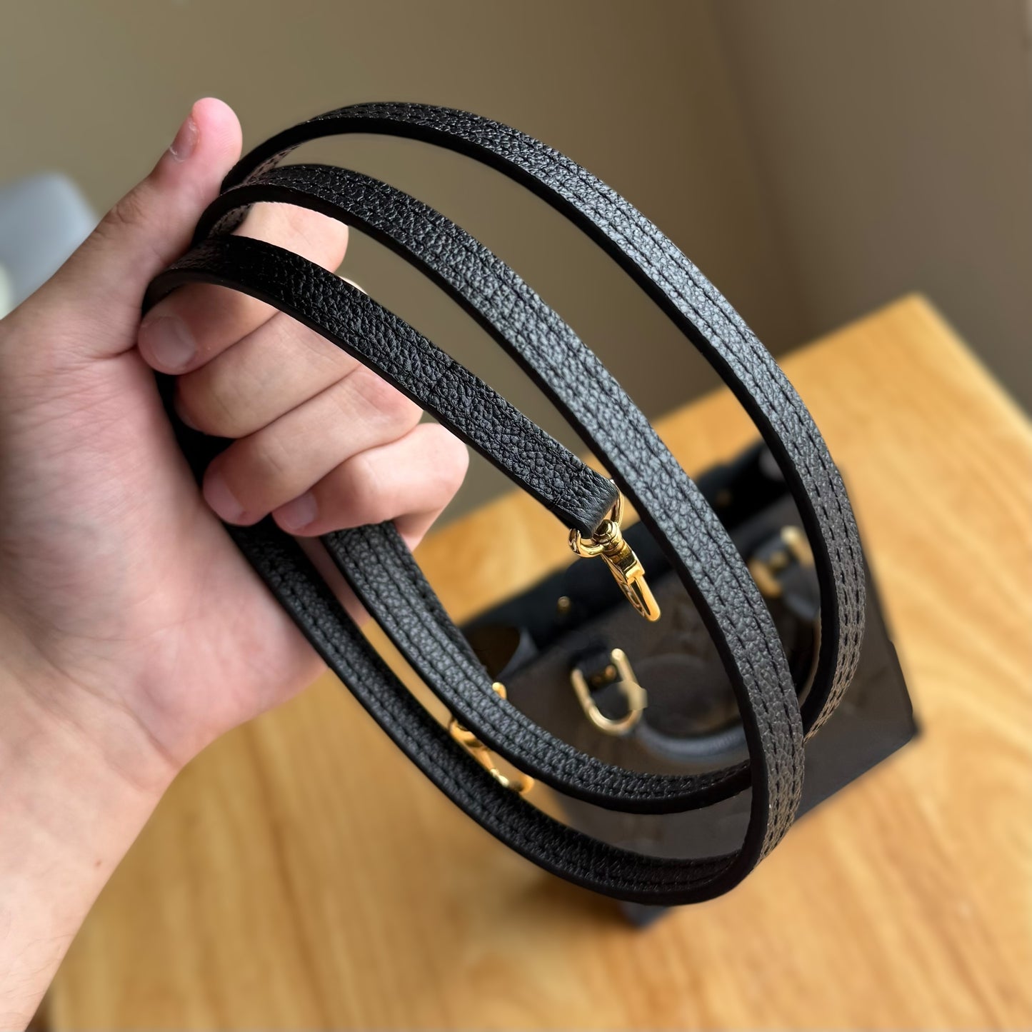 Empreinte Petit Sac Plat (Noir)