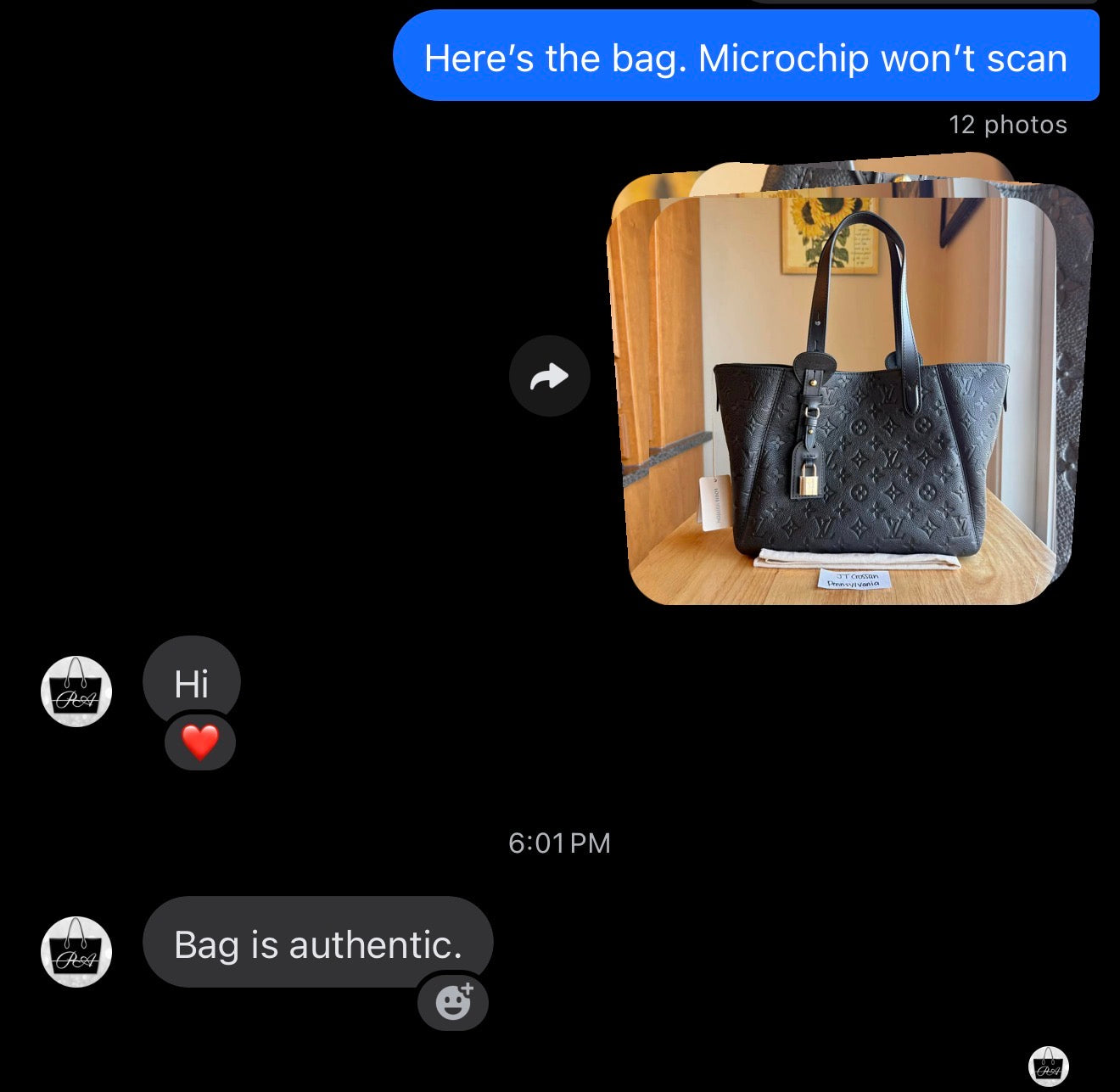 Black Empreinte All In Tote PM (Brand New)