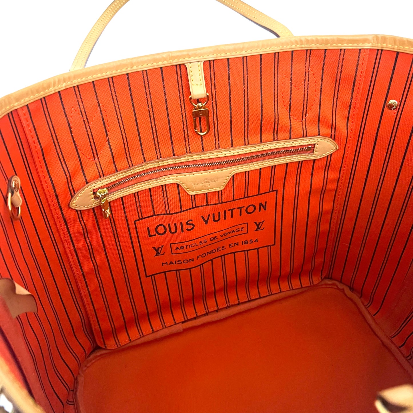 Monogram Neverfull MM (Piment Interior)