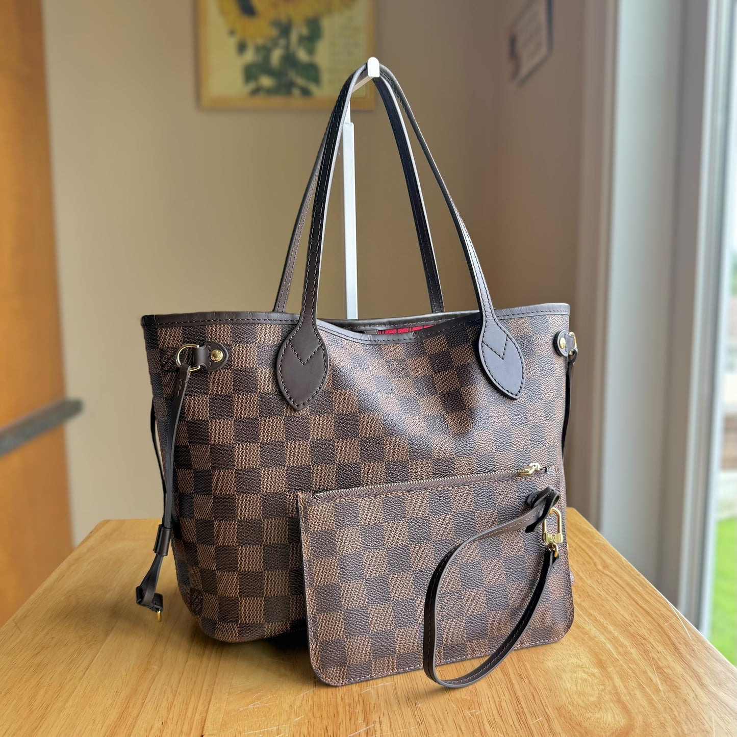 Damier Ebene Neverfull PM Set