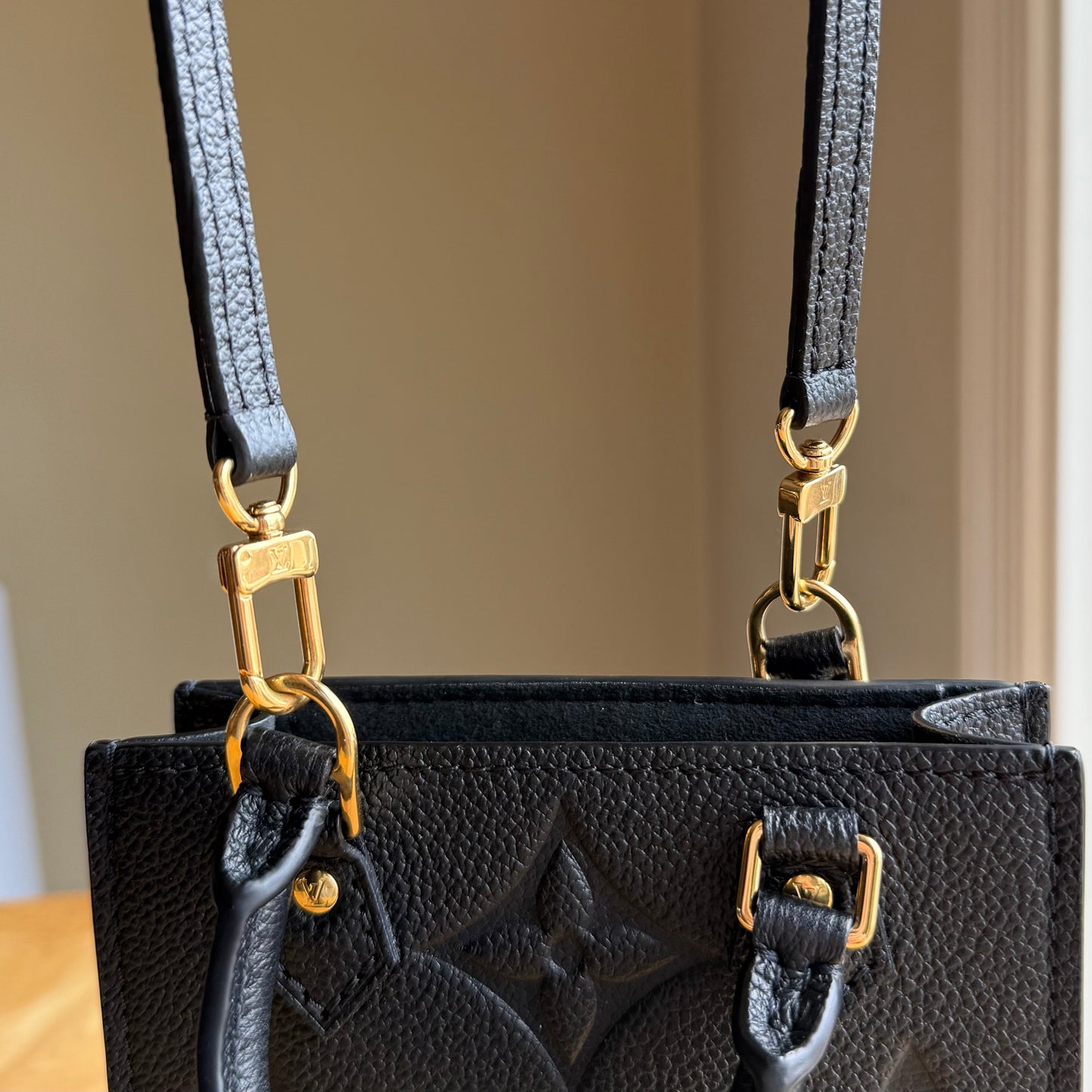 Empreinte Petit Sac Plat (Noir)