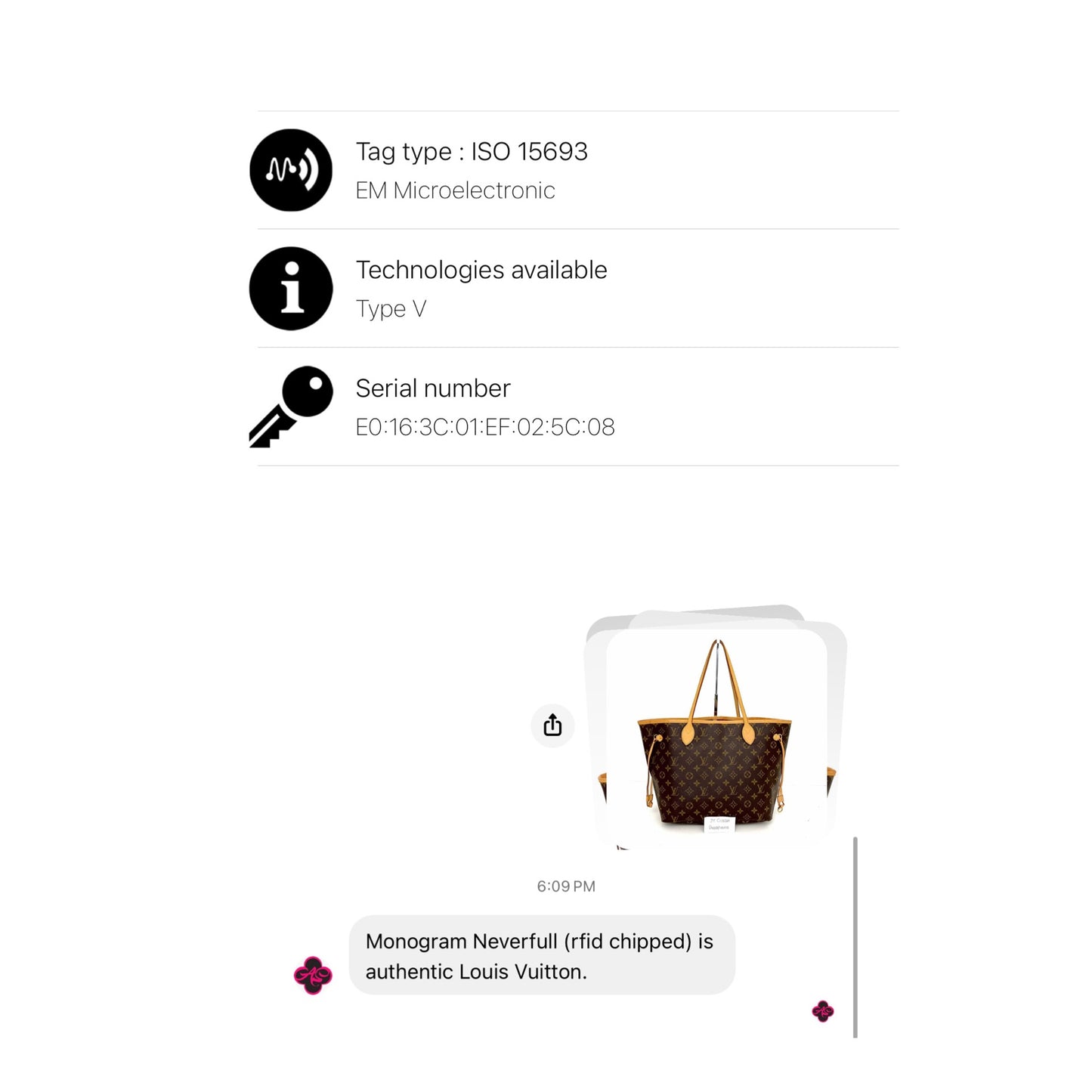 Monogram Neverfull MM (Pivoine Interior)