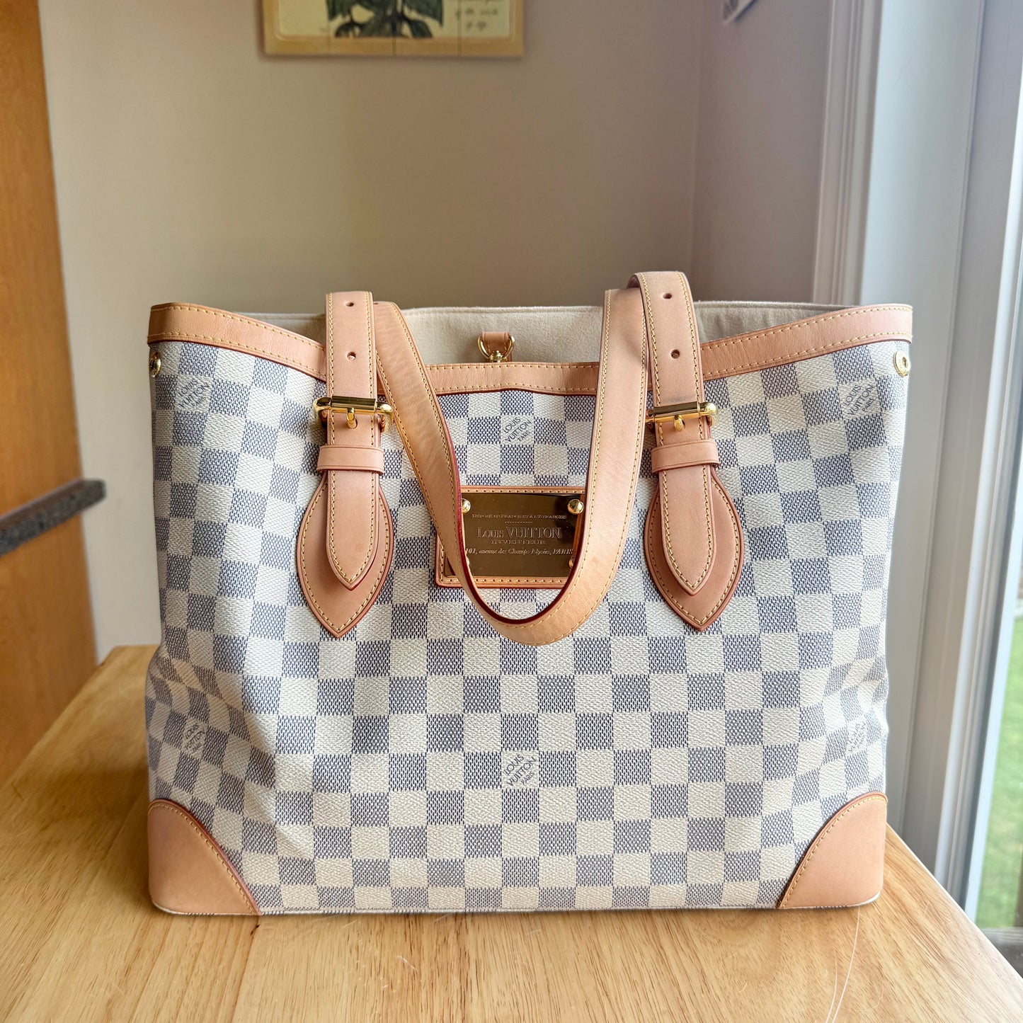 Damier Azur Hampstead MM