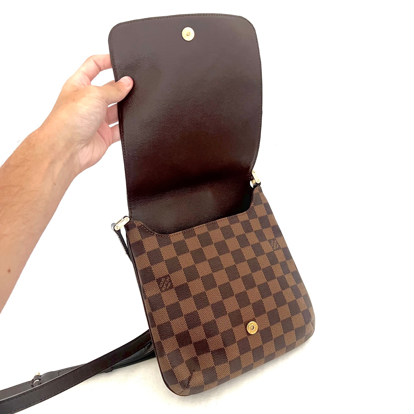 Damier Ebene Musette Salsa PM Crossbody
