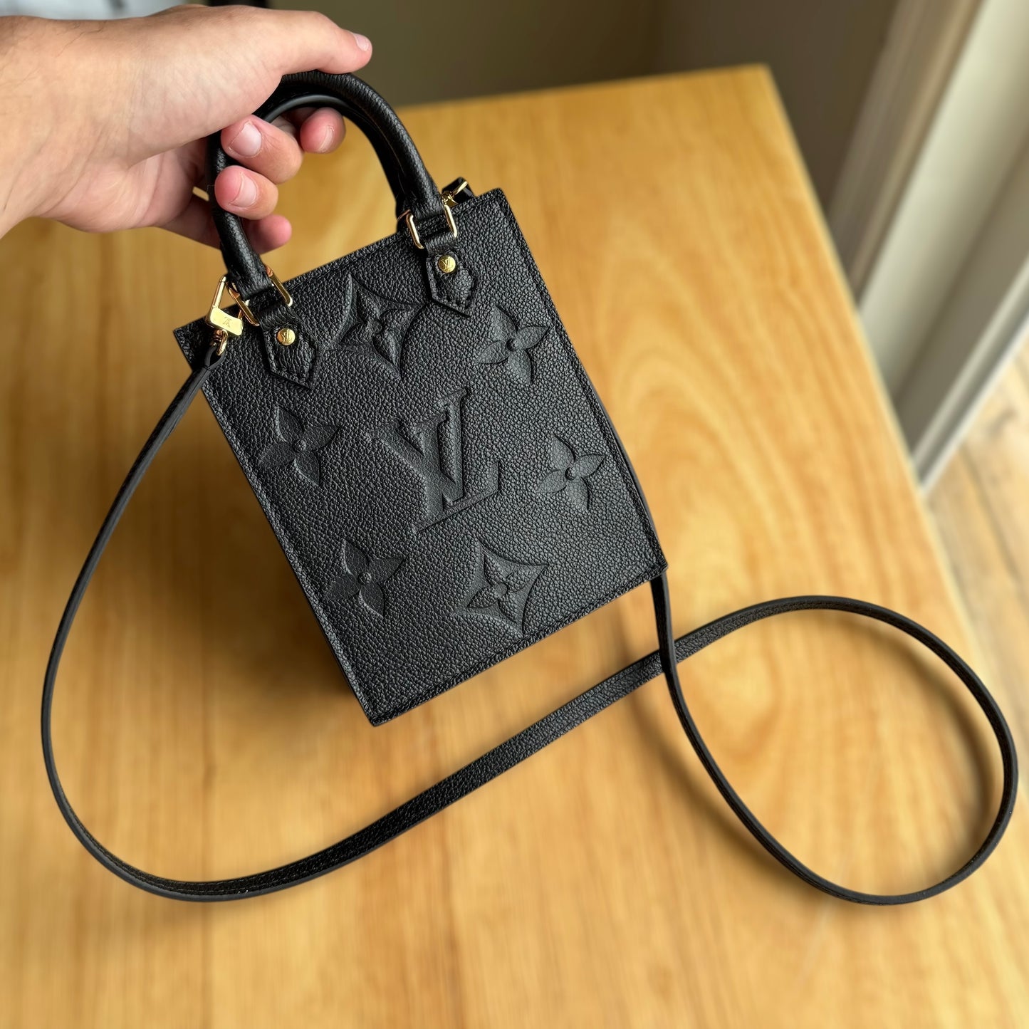 Empreinte Petit Sac Plat (Noir)