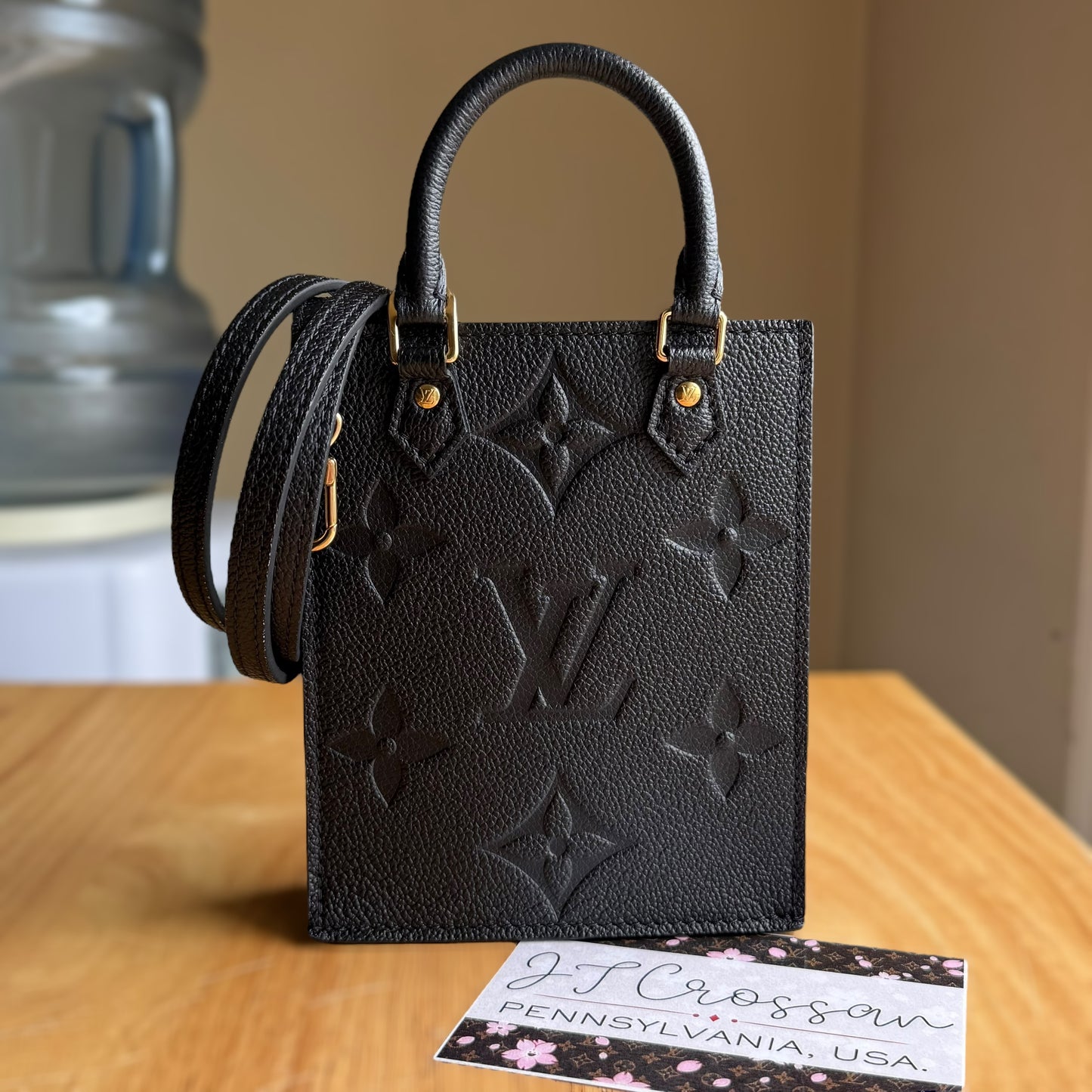 Empreinte Petit Sac Plat (Noir)