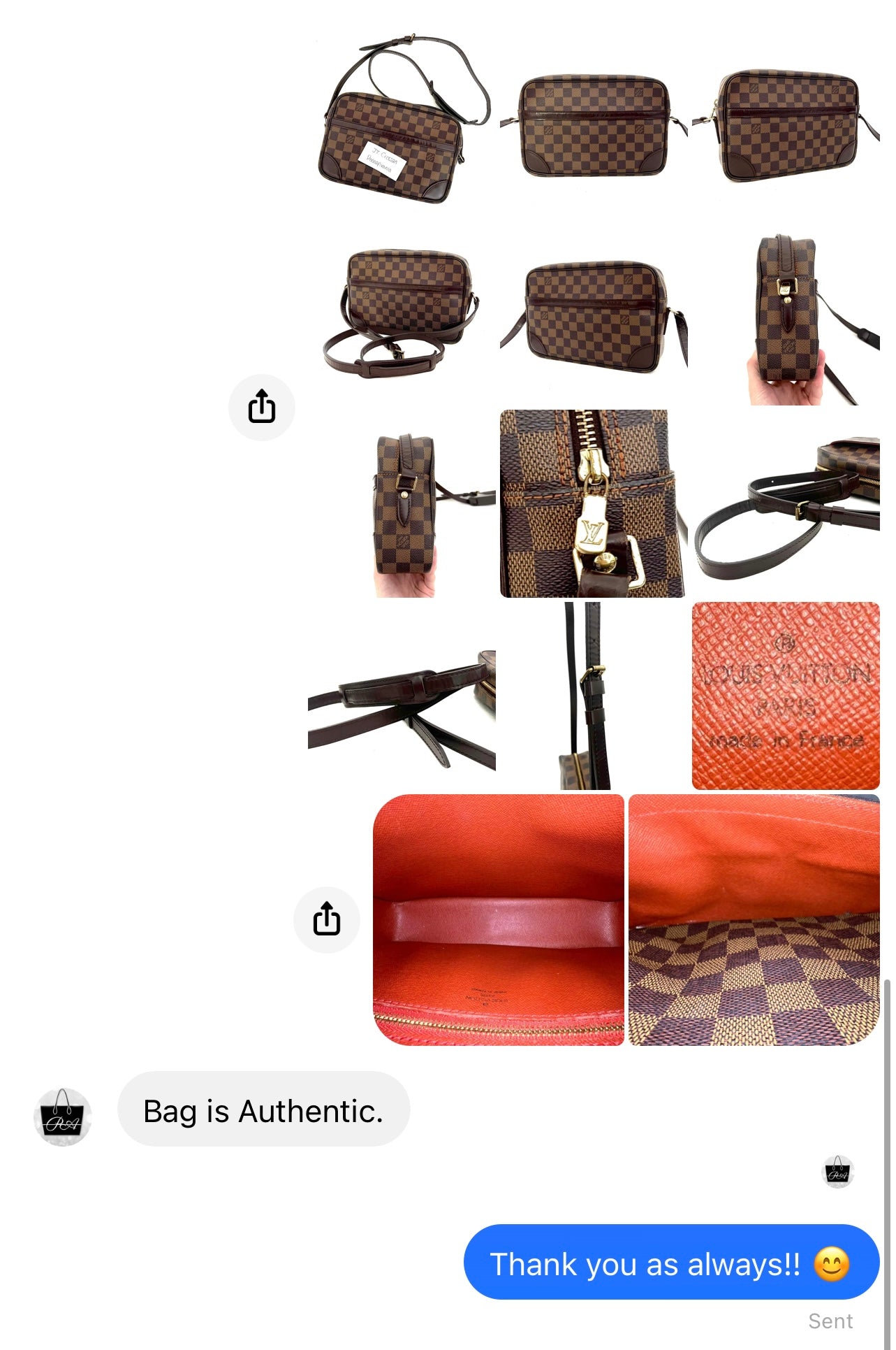 Damier Ebene Trocadero 27 Crossbody “SPECIAL ORDER”