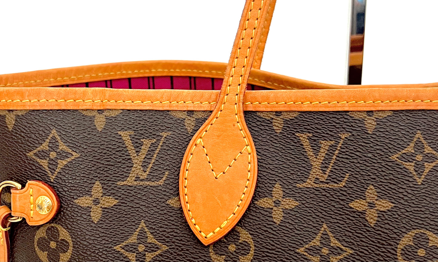 Monogram Neverfull MM (Pivione Interior)