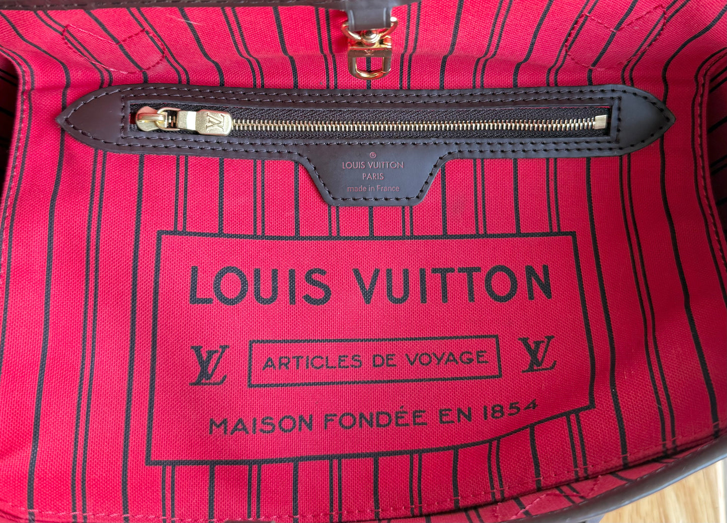 Damier Ebene Neverfull PM Set