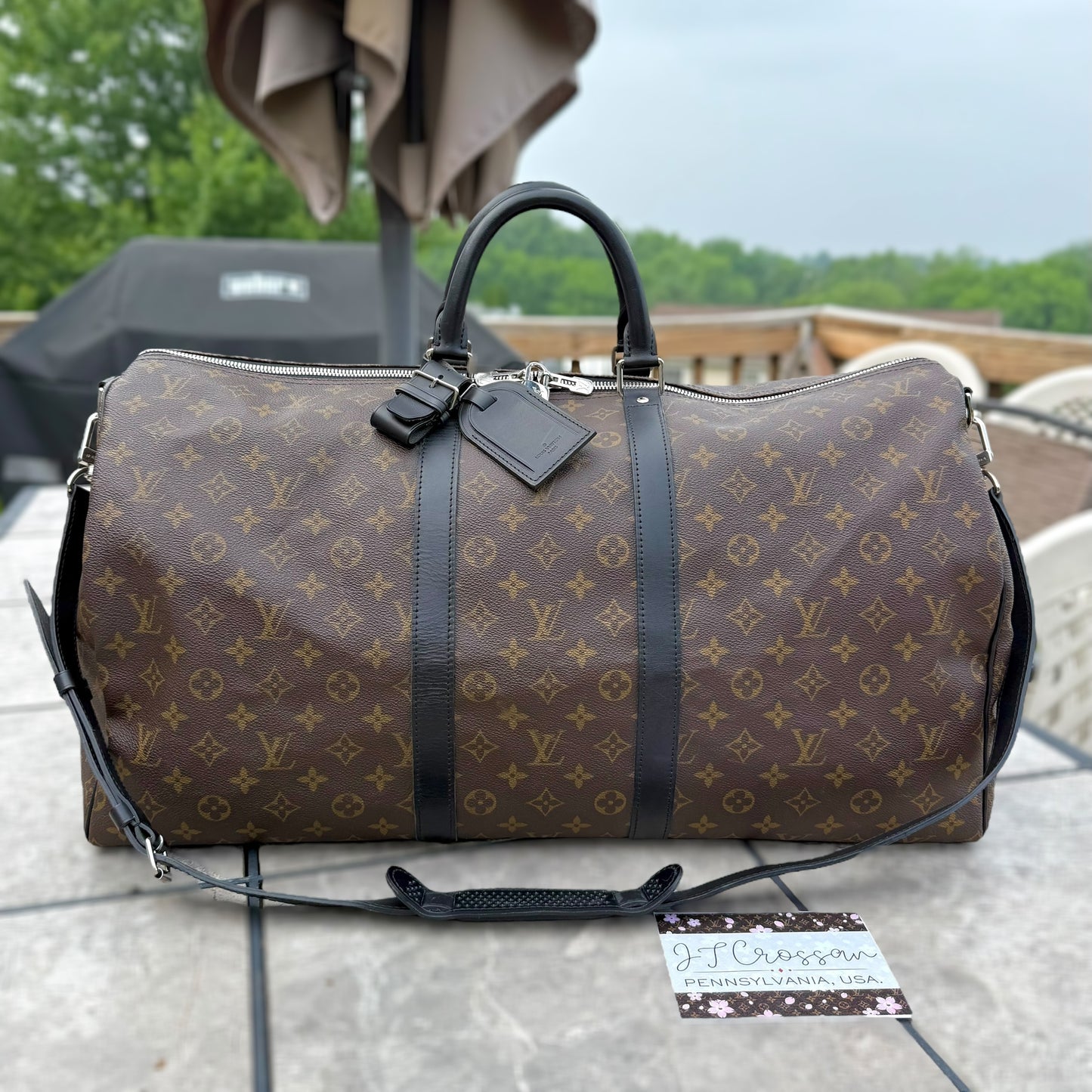 Macassar Keepall 55 Bandouliere