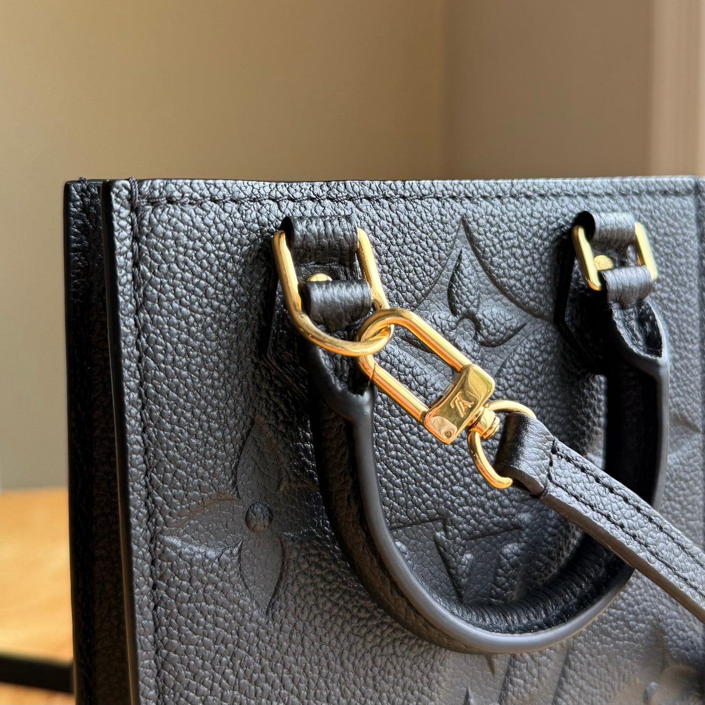 Empreinte Petit Sac Plat (Noir)