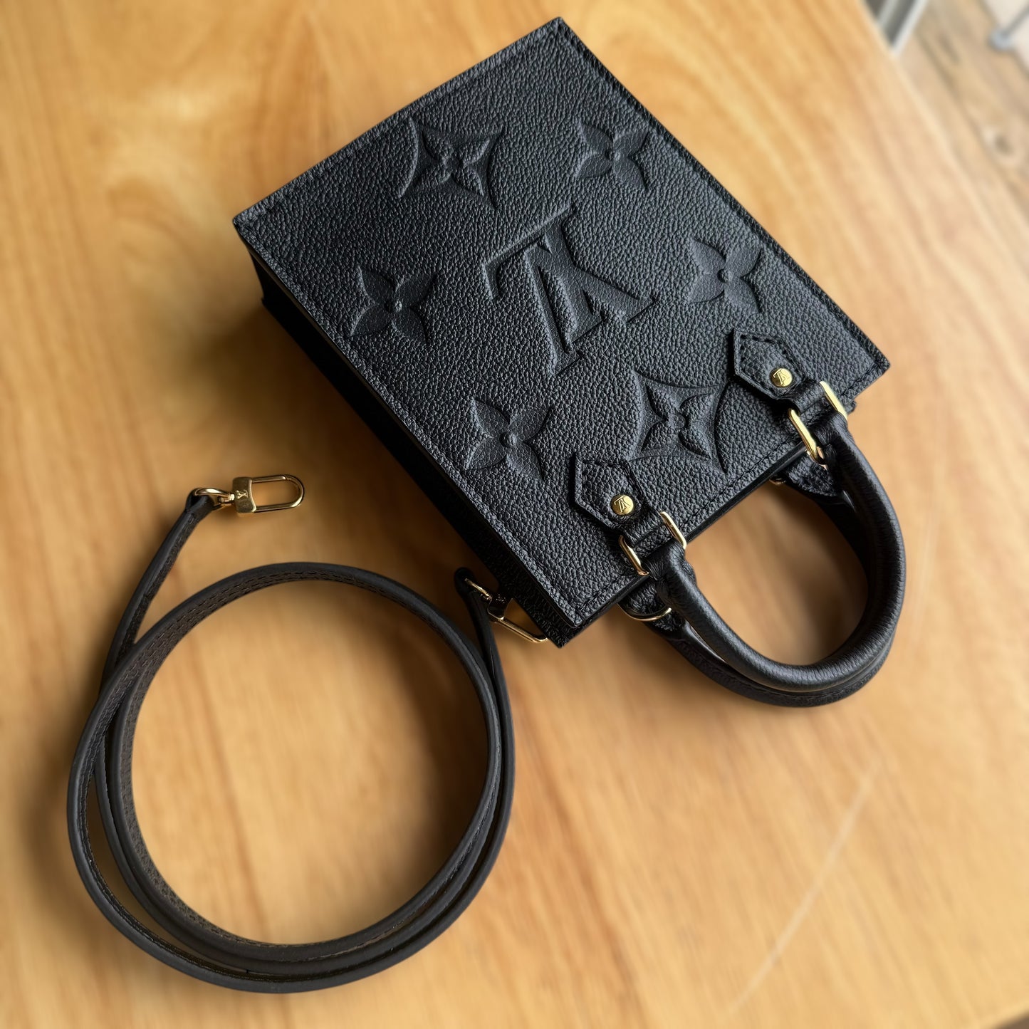 Empreinte Petit Sac Plat (Noir)