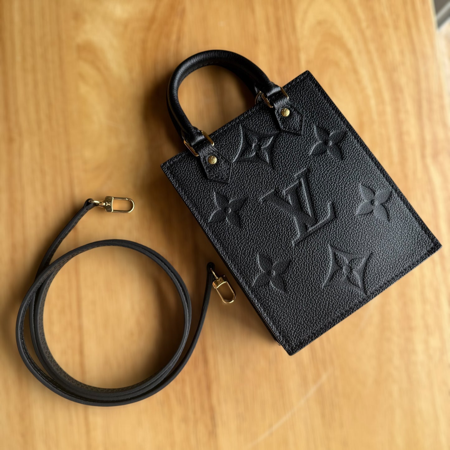 Empreinte Petit Sac Plat (Noir)