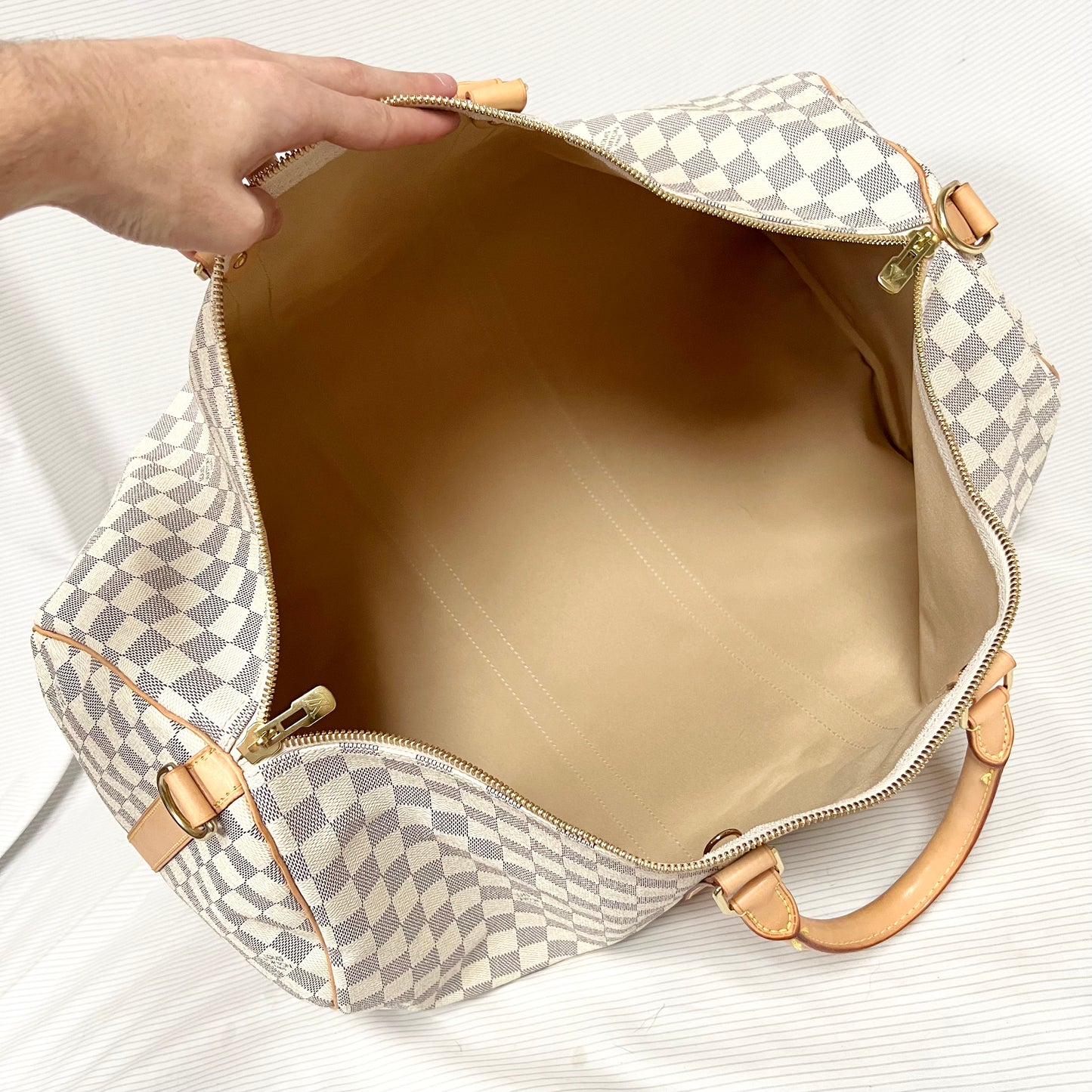 Damier Azur Keepall 55 Bandouliere