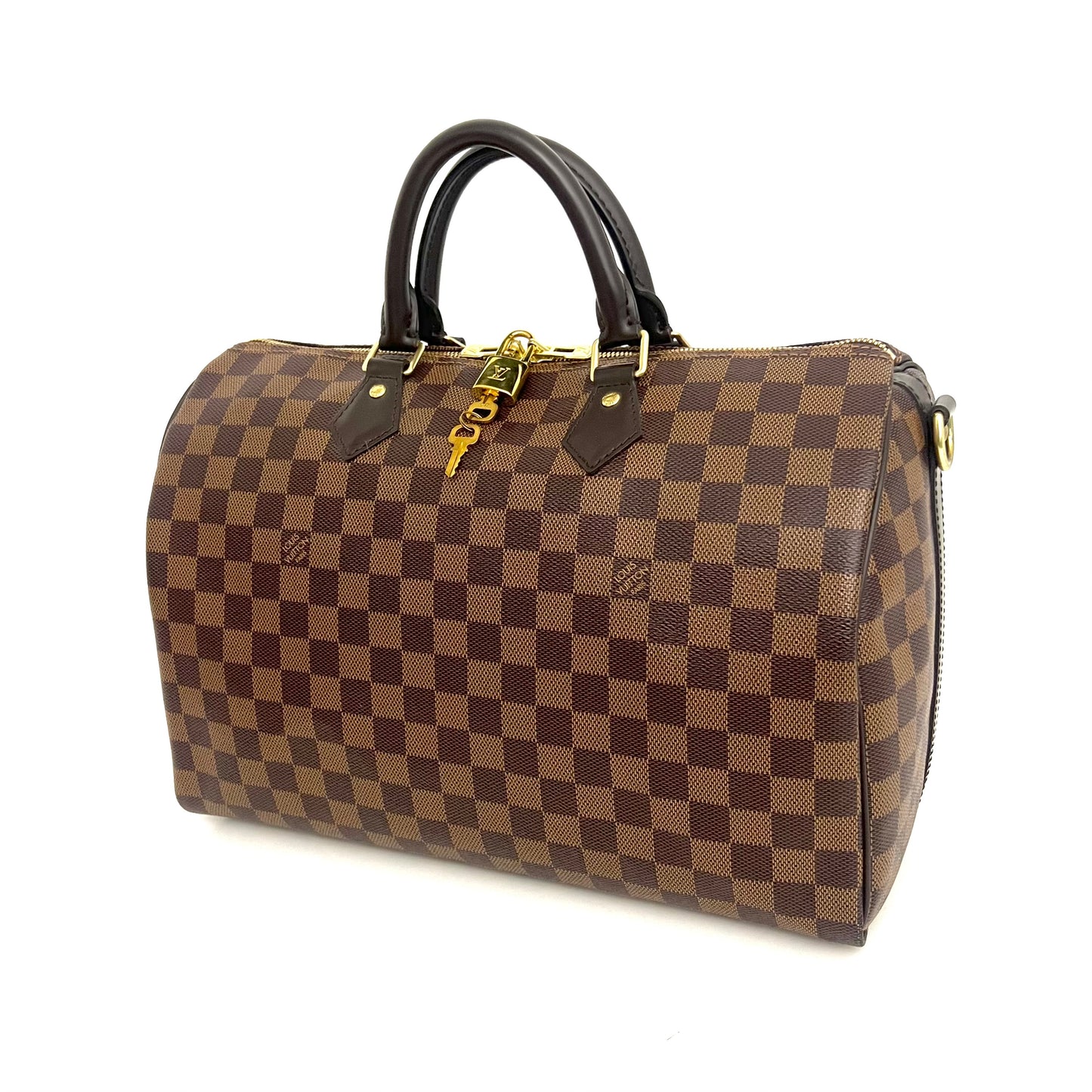 Damier Ebene Speedy 35 Bandouliere