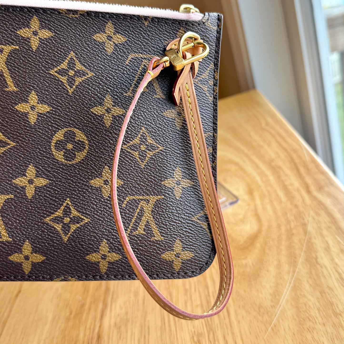 Monogram Neverfull MM Set - Rose Ballerine Interior