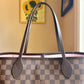Damier Ebene Neverfull MM - Rose Ballerine Interior