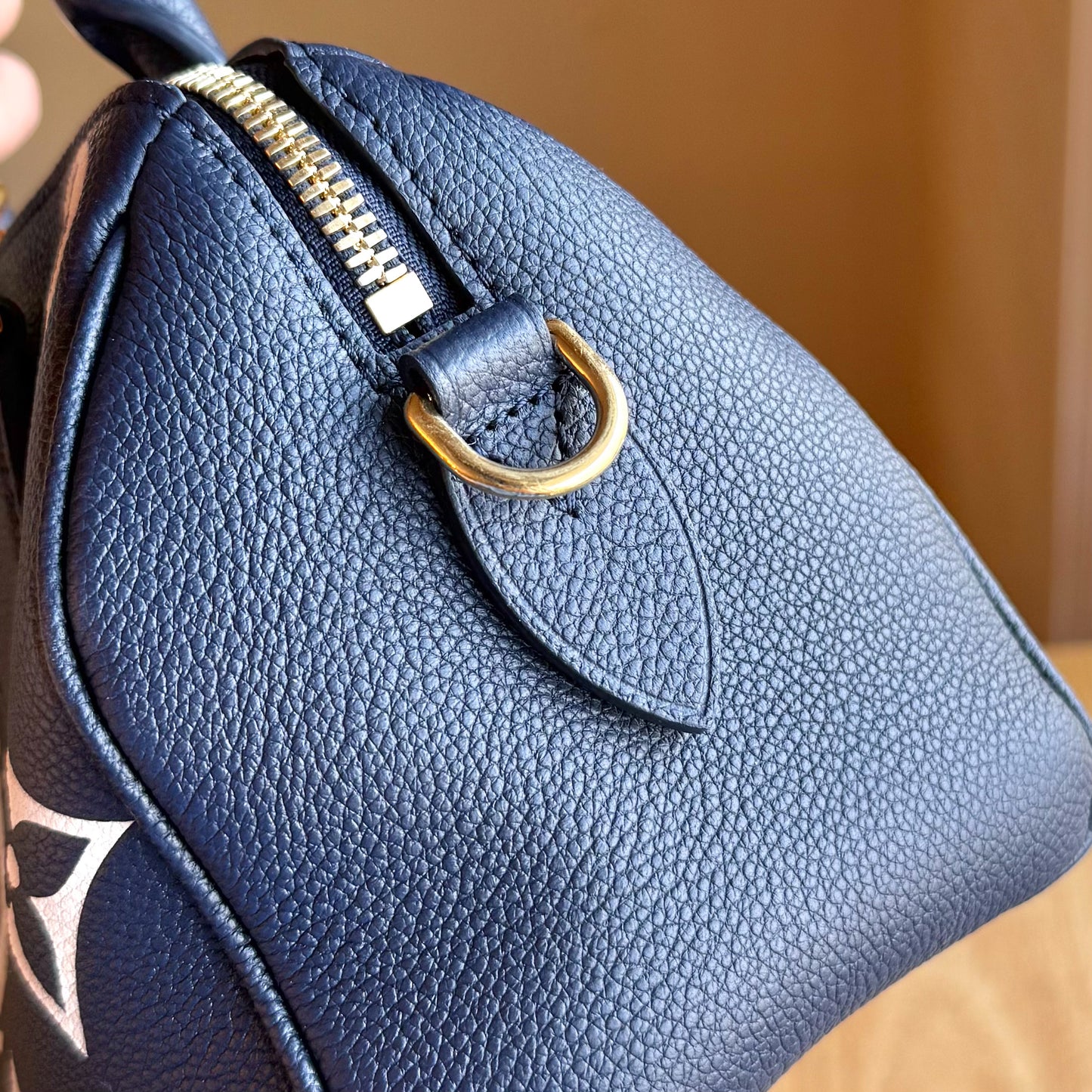 Bicolor Empreinte Speedy 20 - Navy/Creme