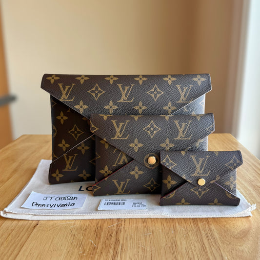 Monogram Kirigami Pochette Set