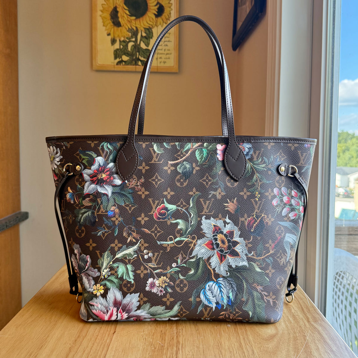 Monogram Neverfull MM Set - Eden (Brand New)