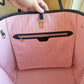 (NEW) Damier Ebene Neverfull MM Set - Rose Ballerine Interior