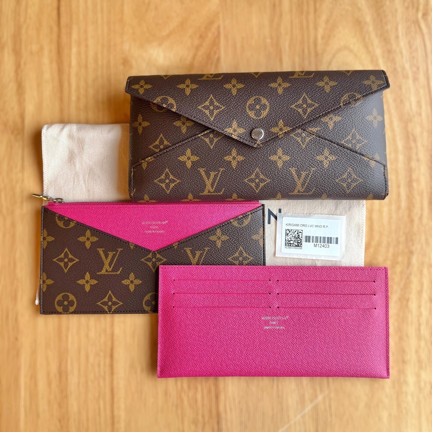 Monogram Kirigami Organizer