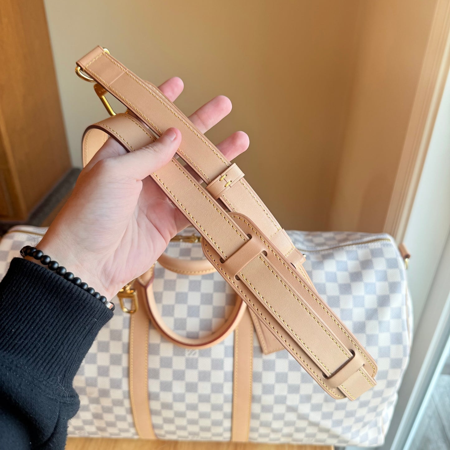 Damier Azur Keepall 55 Bandouliere