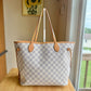 Damier Azur Neverfull MM Set (Rose Ballerine)