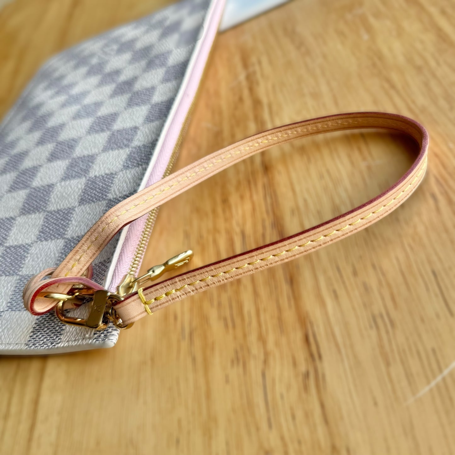 Damier Azur Neverfull MM Set (Rose Ballerine)