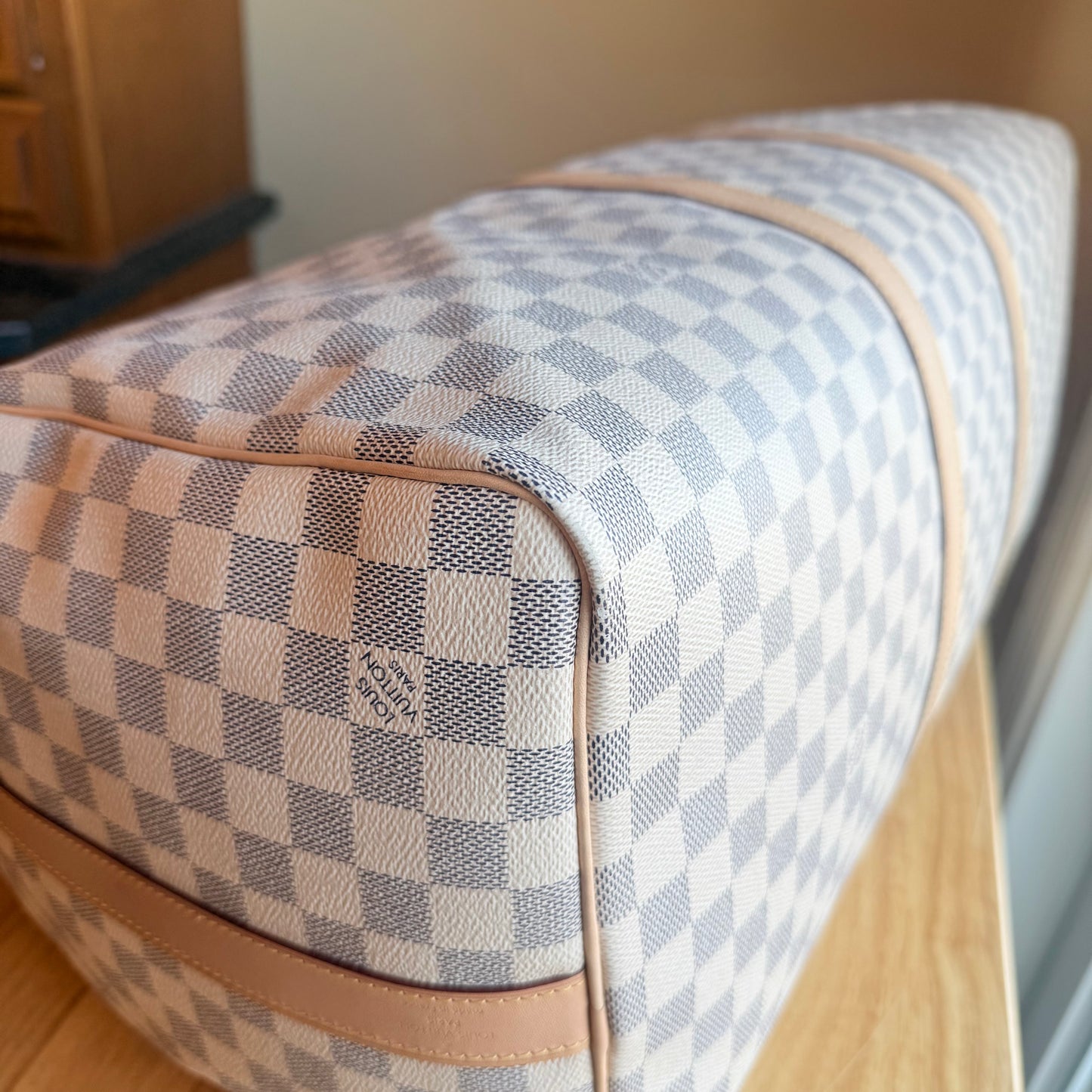 Damier Azur Keepall 55 Bandouliere