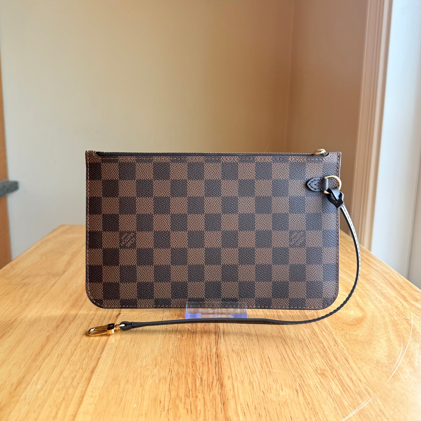 Damier Ebene Neverfull MM Set - Cerise Red Interior (Brand New)