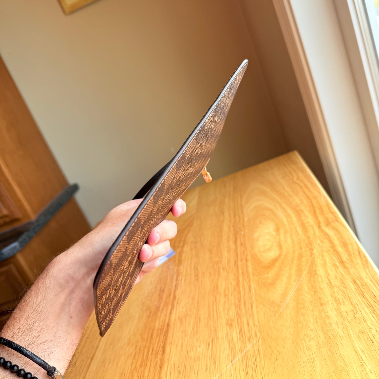 Damier Ebene Neverfull MM Set - Cerise Red Interior (Brand New)