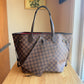 Damier Ebene Neverfull MM Set - Cerise Red Interior (Brand New)
