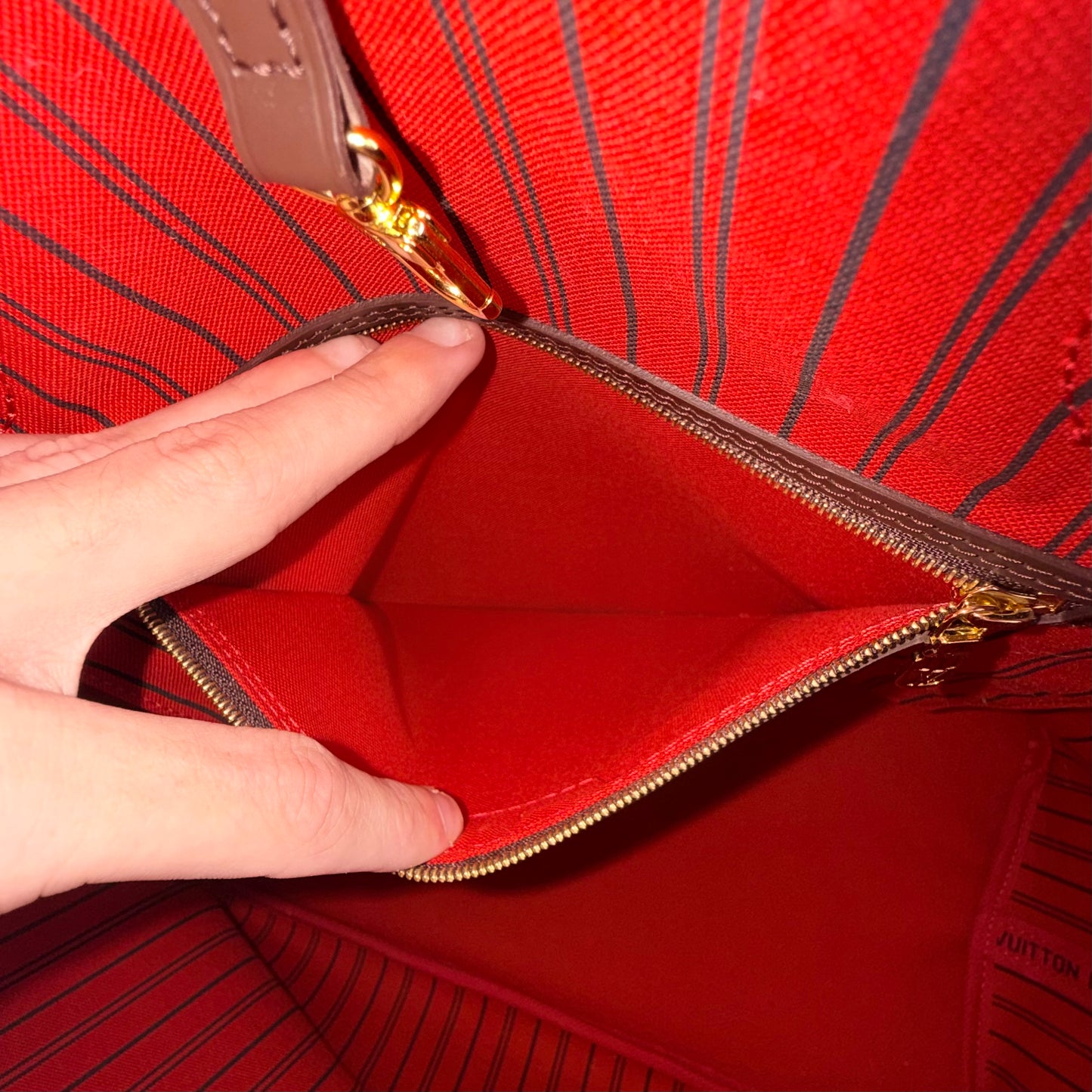 Damier Ebene Neverfull GM Set - Brand New, Never Used