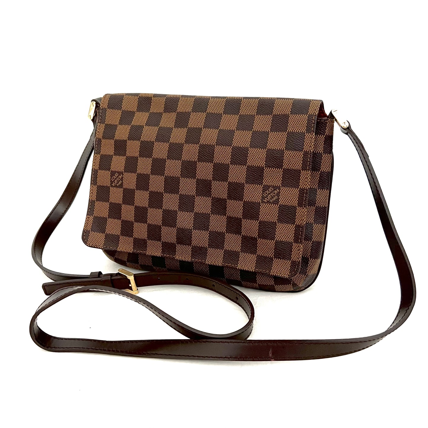 Damier Ebene Musette Tango Crossbody