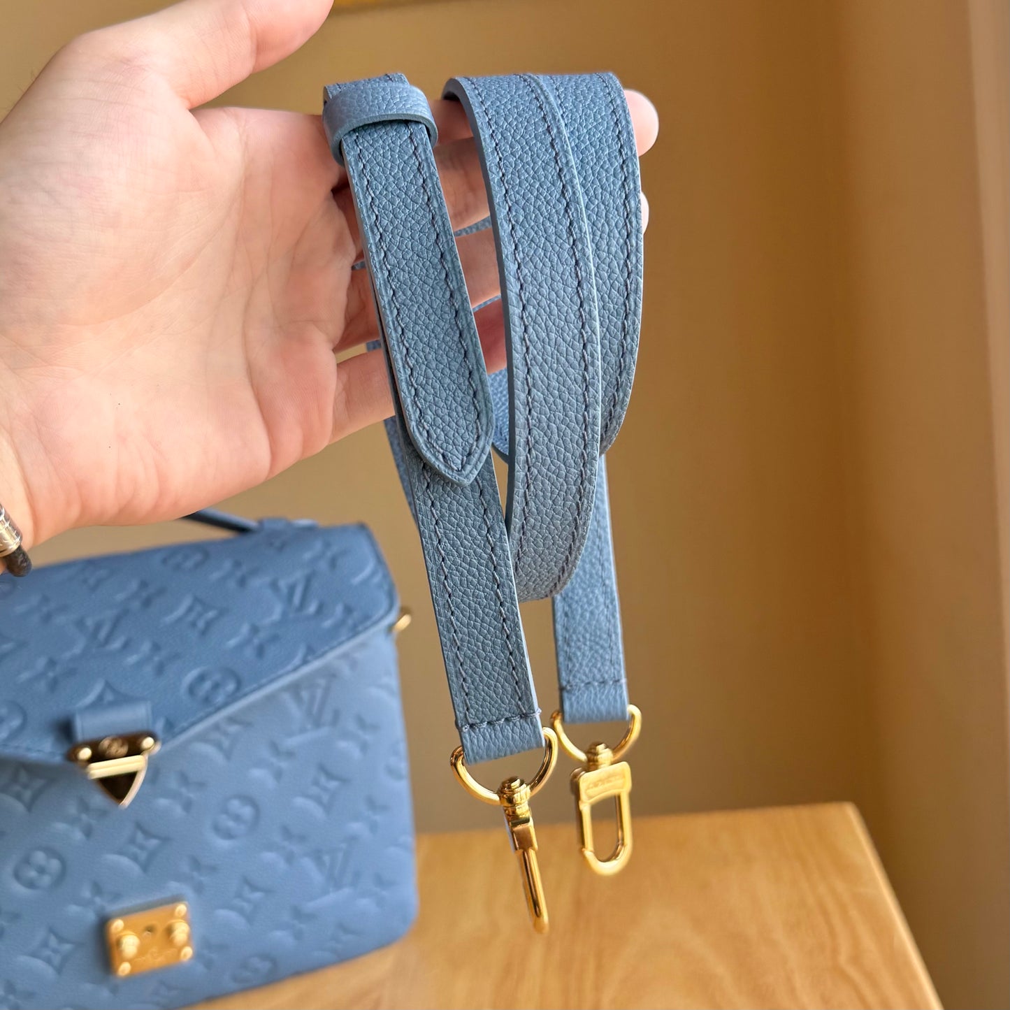 Blue Jean Empreinte Pochette Metis (Brand New)