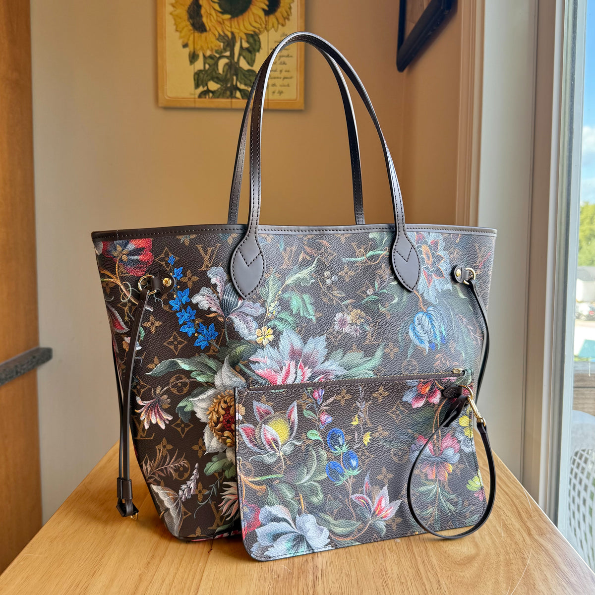 Monogram Neverfull MM Set - Eden (Brand New)