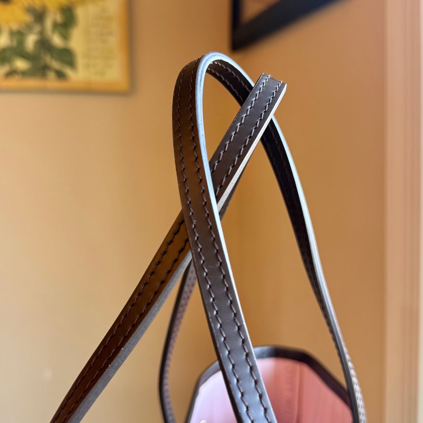 (NEW) Damier Ebene Neverfull MM Set - Rose Ballerine Interior